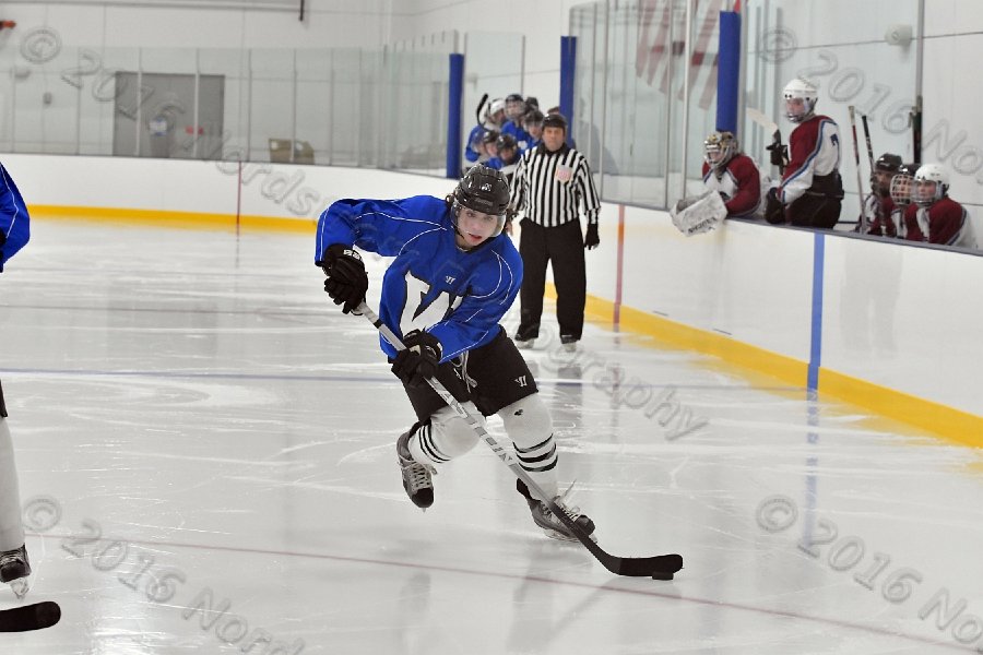 Wheaton College Men\'s Ice Hockey vs Middlesex Community College. - Photo By: KEITH NORDSTROM